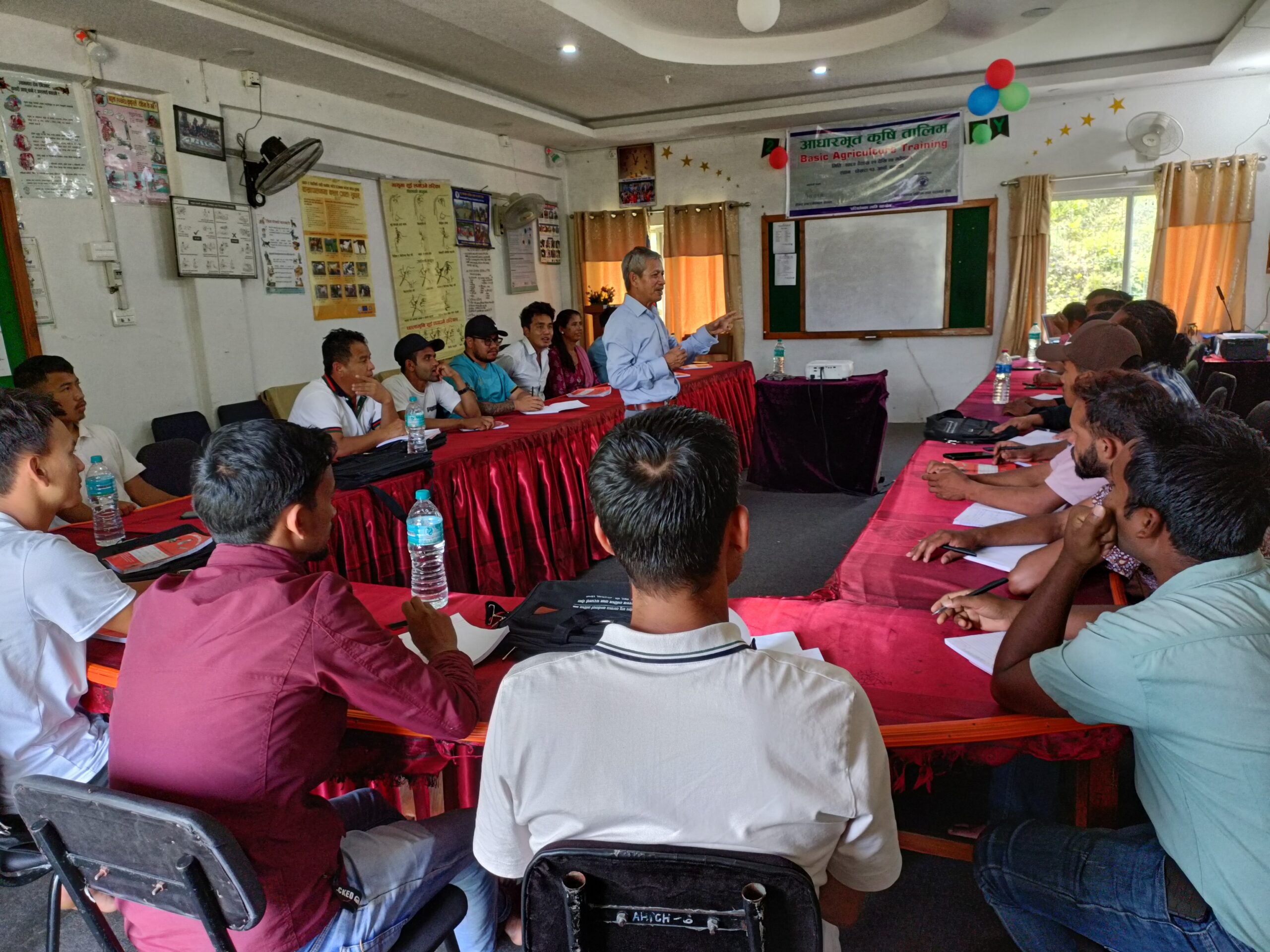 Facilitated basic agriculture training