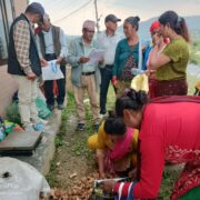 Supported ginger & turmeric seeds to the farmer’s group